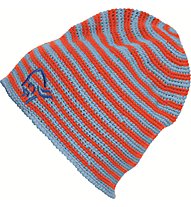 Norrona /29 crochet striped - Wollmütze - Herren, Grey/Orange