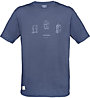 Norrona Svaldbard Wool - T-Shirt Bergsport - Herren, Blue