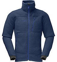 Norrona Trollveggen warm2 Jacket (M) Giacca in pile trekking, Space/Ionic Blue