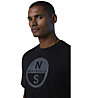 North Sails SS W/Graphic - T-Shirt - Herren, Black