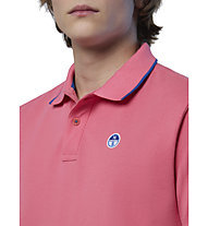 North Sails SS W/Graphic - polo - uomo, Pink