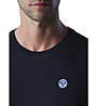 North Sails S/S W/Logo - T-shirt - uomo, Blue