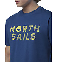 North Sails SS W/Graphic - T-shirt - uomo, Blue