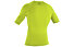 O'Neill Basic Skins S/S Rash Guard - Kompressionsshirt - Herren , Light Green