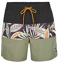 O'Neill Cali Block 15 M - Badehose - Herren, Black/Green