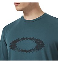 Oakley Blurred Static Icon Tee - T-Shirt - Herren, Blue/Green