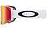 Oakley Fall Line M - maschera da sci, White/Red
