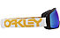 Oakley Flight Tracker M - maschera da sci, Yellow/Blue