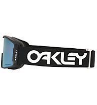 Oakley Line Miner L - maschera da sci, Black/White