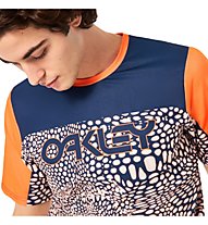 Oakley Maven Coast - maglietta MTB - uomo, Blue/Orange