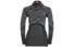 Odlo Blackcomb Evolution Warm Shirt with Facemask - maglia intima manica lunga - donna, Black/Concrete Grey