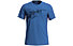 Odlo F-Dry Print Bl Crew New - T- Shirt - Herren, Light Blue