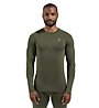 Odlo Performance Warm Eco Baselayer - maglietta tecnica a manica lunga - uomo, Dark Green