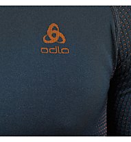 Odlo Performance Warm Eco Baselayer - Funktionsshirt langarm - Herren, Blue/Orange