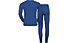 Odlo Set Shirt l/s Pants WARM - Sportunterwäsche-Komplet, Electric Blue