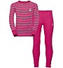 Odlo Warm - set intimo - bambino, Pink/Grey