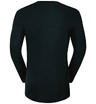 Odlo Warm Shirt L/S Crew Neck - maglia intima - uomo, Black