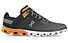 On Cloudflow - scarpe running neutre - uomo, Black/Dark Grey/Orange