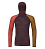 Ortovox 120 Comp Light Hoody W - maglietta tecnica - donna, Dark Red