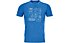 Ortovox 120 Merino Cool Tec Puzzle - T-Shirt Bergsport - Herren, Light Blue/White