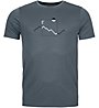 Ortovox 150 Cool Peak Focus TS - Funktionsshirt - Herren, Dark Grey