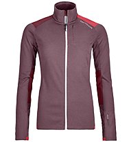 Ortovox Fleece Light Grid - giacca in pile - donna, Red