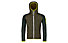 Ortovox Fleece Plus Classic Knit - giacca con cappuccio sci alpinismo - uomo, Brown/Green