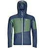 Ortovox Merino Protect Windbreaker - giacca a vento - uomo, Blue/Green