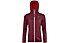 Ortovox Piz Bernina - giacca con cappuccio - donna, Dark Red