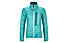Ortovox Piz Bial - giacca alpinismo - donna, Light Blue/Green