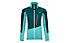 Ortovox Westalpen Swisswool Hybrid - giacca ibrida - donna, Green/Light Blue