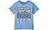 Patagonia Fitz Roy Skies Organic Cotton - T-shirt - bambino, Light Blue