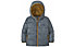 Patagonia Hi-Loft Down Sweater Hoody Jr - giacca in piuma - bambino, Grey/Dark Yellow