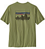 Patagonia M's '73 Skyline Organic T-Shirt - Herren, Green/Blue