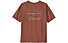 Patagonia M's '73 Skyline Organic - T-shirt - uomo, Dark Red/White
