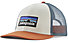 Patagonia P-6 Logo LoPro Trucker - cappellino - uomo, White/Orange/Blue