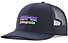 Patagonia P-6 Logo Trucker - Schirmmütze, Dark Blue/Blue