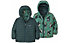 Patagonia Reversible Down Sweater Hoody - giacca in piuma - bambino, Green/Dark Green