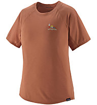 Patagonia W's Cap Cool Trail Graphic - T-Shirt - Damen, Dark Orange