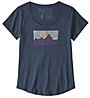 Patagonia Solar '73 Organic - T-Shirt Bergsport - Damen, Blue