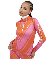 Perfect Moment Thermal Half Zip W - maglietta tecnica - donna, Pink/Orange