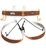 Petzl Fly - imbrago alpinismo, Orange/White