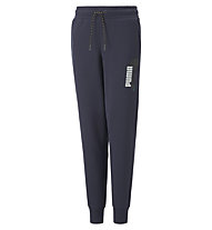Puma Alpha Sweatpants FL B - pantaloni fitness - bambino, Dark Blue