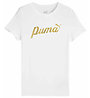 Puma Essential Script Metallic Jr - T-Shirt - Jungs, White