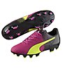 Puma evoSpeed 4.5 Tricks FG - scarpe da calcio, Pink/Yellow
