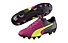 Puma EvoSpeed 4.5 Tricks FG - Fußballschuhe, Pink/Yellow