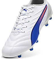 Puma King Pro FG/AG - scarpe da calcio per terreni compatti/duri - uomo, White/Blue