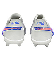 Puma King Pro FG/AG Jr - scarpe da calcio per terreni compatti/duri - ragazzo, White/Blue