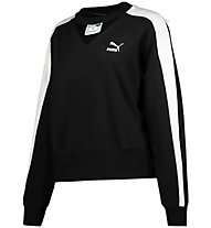 Puma T7 Crew - Sweatshirt - Damen, Black