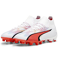 Puma Ultra Pro FG/AG - scarpe da calcio per terreni compatti/duri - uomo, White/Red